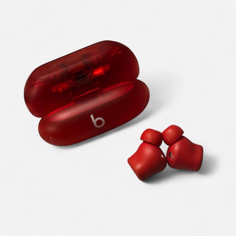 Beats by Dre Red Earbud Headphones